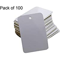 laat Rectangle esquinas redondeadas Fuerza papierleerhüllen tarjeta DIY regalo Tags Ropa Label Precio Tarjetas de día…